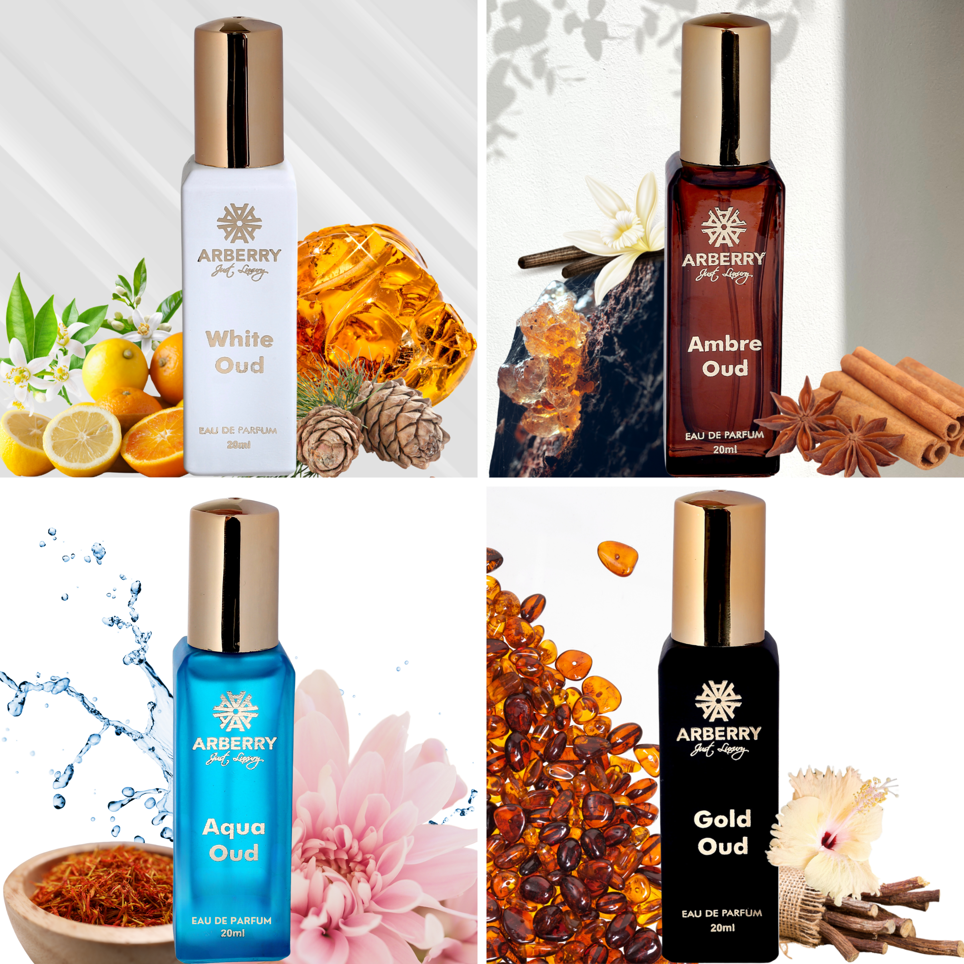  ARBERRY ARABIAN LEGACY 4X20ML COMBO UNISEX EDP 80ML